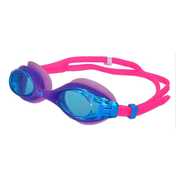 عینک شنا TYR Big Swimple مدل LGBSW رنگ بنفش و آبی
